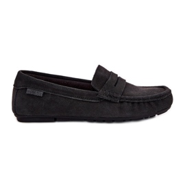 Mocasines de gamuza femenina Big Star RR274948 Negro