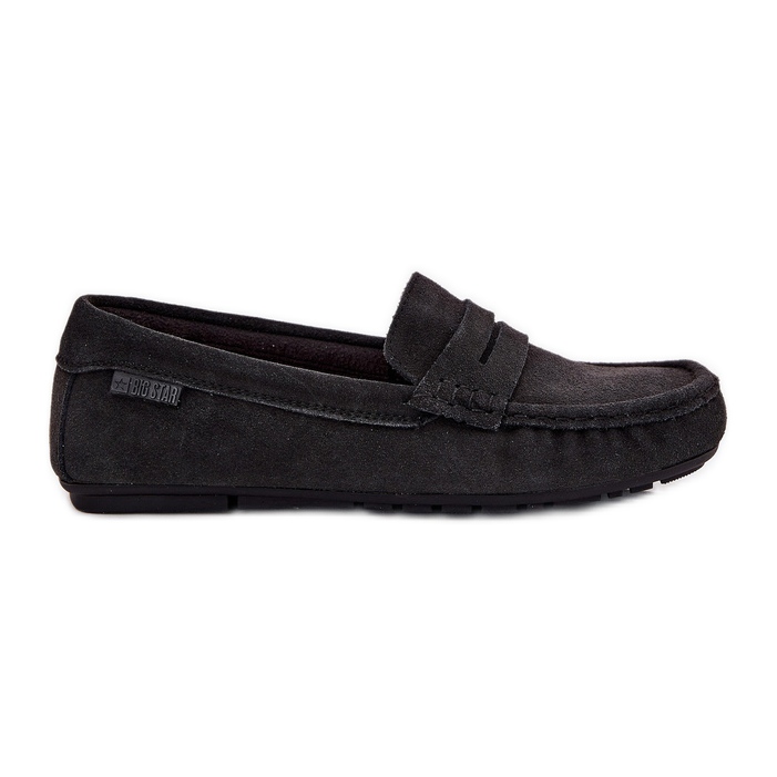 Mocasines de gamuza femenina Big Star RR274948 Negro