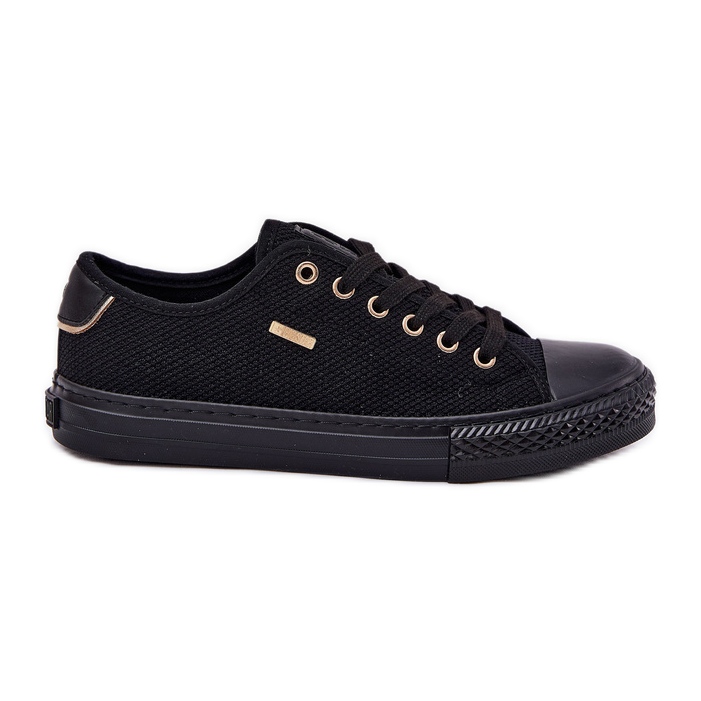 Zapatillas de deporte de material para mujeres Big Star RR274765 Negro