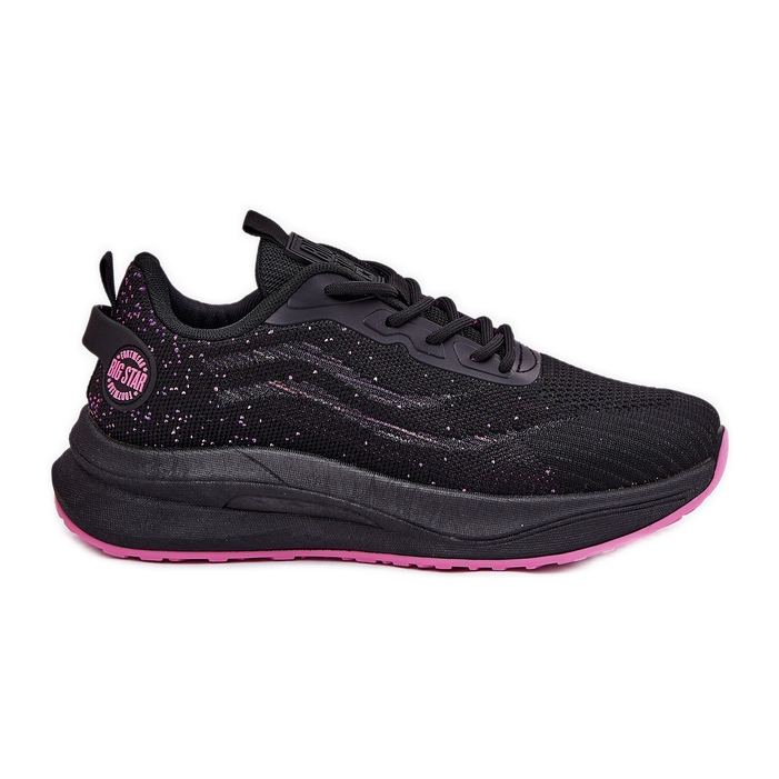 Sports Sneakers en el Big Star RR274523 Hi-Polish Platform Black System negro