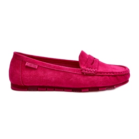Mocasines Mujer Ante Eco Big Star NN274934 Memory Foam System Fucsia rosado