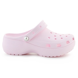 Crocs Classic Platforms Pearl Clog 211231-6w rosa
