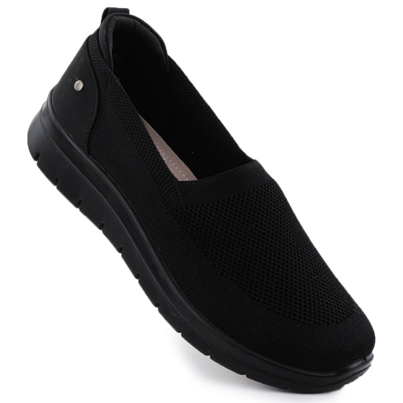 Zapatos deportivos femeninos negros Vinceza 87719