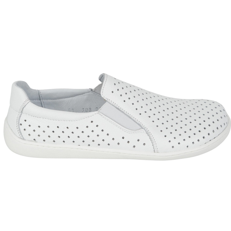 Olivier Femenino descalzo Minimalista Openwork Sliding 1308Pol White blanco