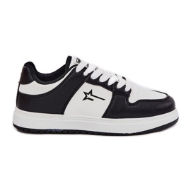 Zapatillas de deporte femenino Big Star RR274A240 Hi-polish White and Black System negro