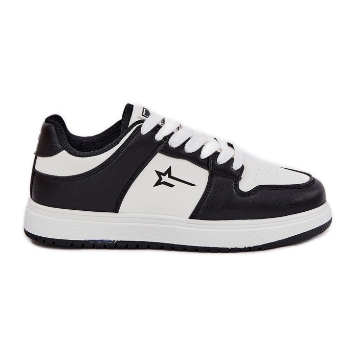 Zapatillas de deporte femenino Big Star RR274A240 Hi-polish White and Black System negro