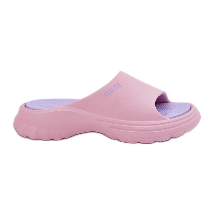 Big Star RR274A587 Slippers de verano de espuma para mujeres Rosa rosado Big Star RR274A587 Slippers de verano de espuma para mujeres Rosa rosado
