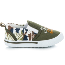 Bona Slipons para niños verde