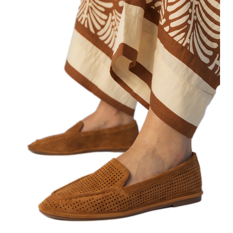 Mocasines de caramelo de ekozamsz marrón Mocasines de caramelo de ekozamsz marrón