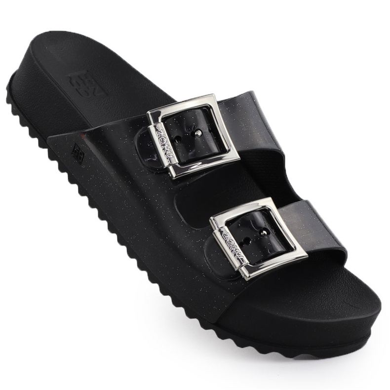 Flip Flip Flip Flip con hebillas de playa de piscina negra Zaxy RR285058 negro Flip Flip Flip Flip con hebillas de playa de piscina negra Zaxy RR285058 negro