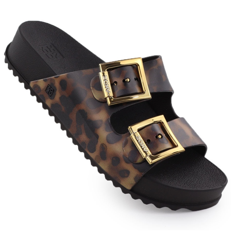 Flip Flip Flip Flip Beach Heblas de playa con leopardo Brown Zaxy RR285059 marrón