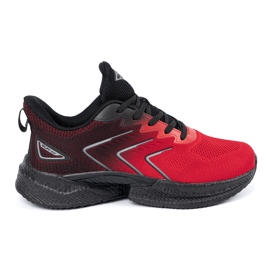 Vico Zapatos deportivos negros y rojos