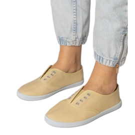Zapatillas slip-on de tejido gris