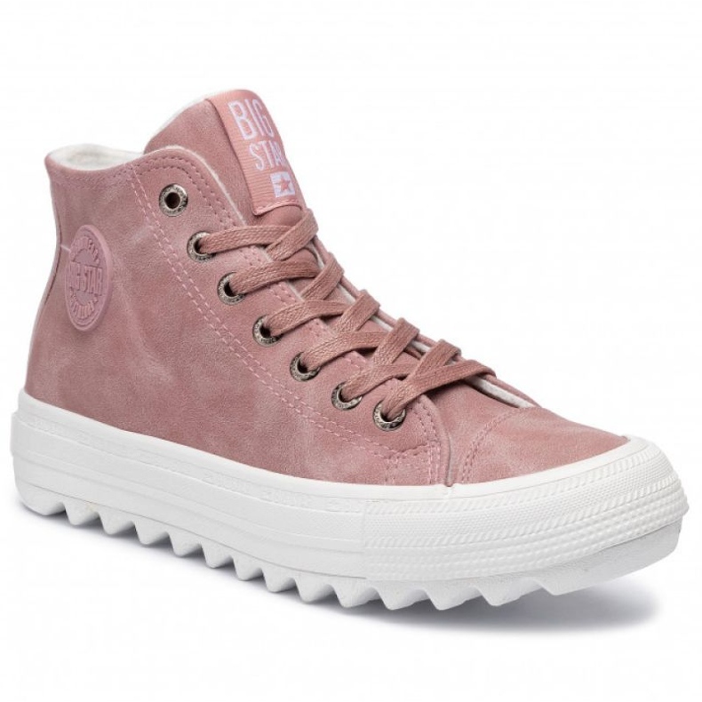 Big Stars Sneakers de femenina High Aislada EE274113 rosado Big Stars Sneakers de femenina High Aislada EE274113 rosado