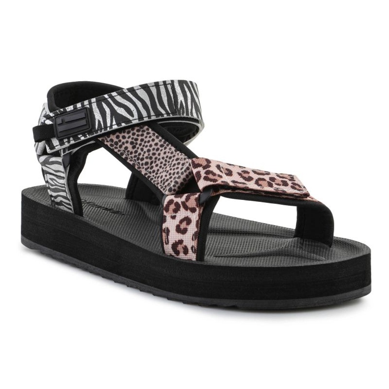 D.Franklin Sandalias D. Franklin Forest Strips High Print DFSH404002-ALBA negro