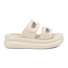 Seastar Light -Beige Women's Flip Flip en la plataforma