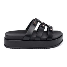 Seastar Chanclas de plataforma mujer negras negro Seastar Chanclas de plataforma mujer negras negro