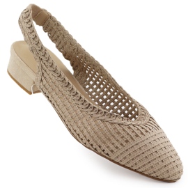 Sandalias de trabajo de trabajo para mujeres con beige T.Sokolski L25-334