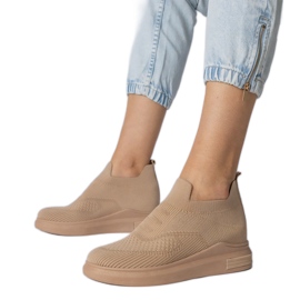Zapatillas marrones zapatillas deslizantes marrón