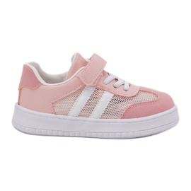Zapatillas para niños velcro rosa