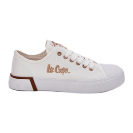 Zapatillas de deporte de material para mujeres Lee Cooper LCW-25-31-3428L White blanco