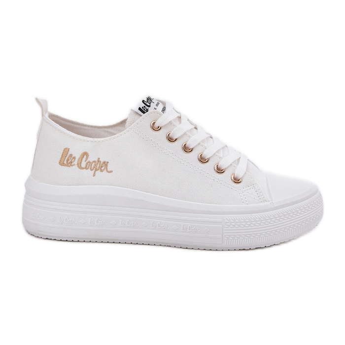 Zapatillas de deporte femeninas en la plataforma blanca Lee Cooper LCW-24-44-2462L blanco