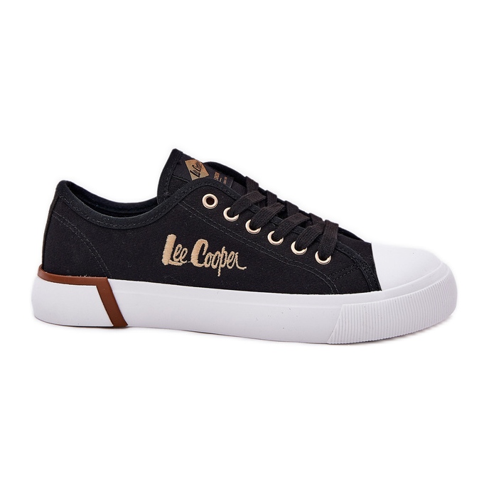 Zapatillas de deporte de material para mujeres Lee Cooper LCW-25-31-3427L Negro