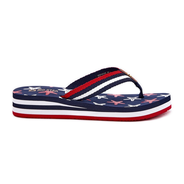 Flip Flip -Flops on Webedges Big Star RR274A127 Navy Blue azul Flip Flip -Flops on Webedges Big Star RR274A127 Navy Blue azul