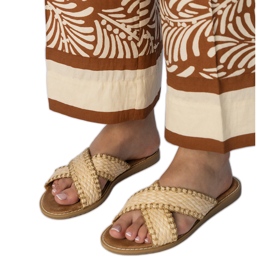 Zapatillas para mujeres beige para mujeres