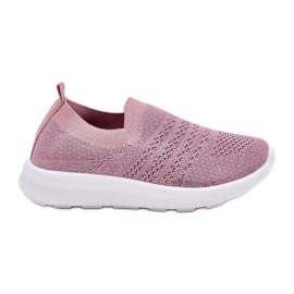 Zapatos deportivos rosa deslizados para niños