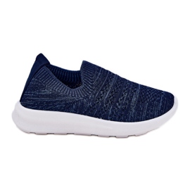 Zapatos deportivos azul marino insertados para niños