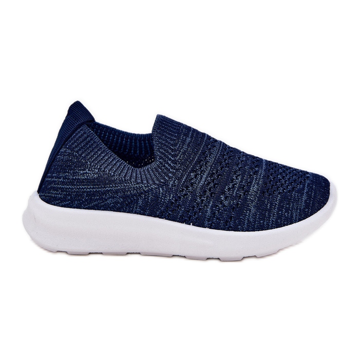 Zapatos deportivos azul marino insertados para niños
