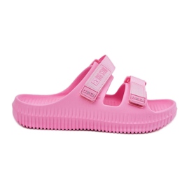Flip de espuma para mujeres con Big Star RR274A528 Pink Velcro rosado