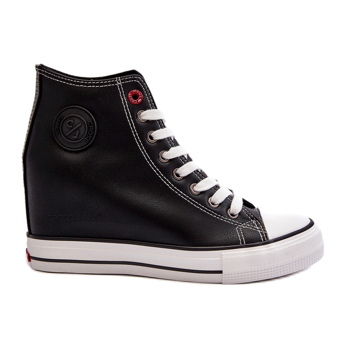 Zapatillas Mujer Cuña Cross Jeans NN2R4005 Negro
