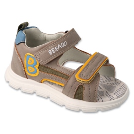 Sandalias infantiles de Befado 170x111 Inserto de cuero gris