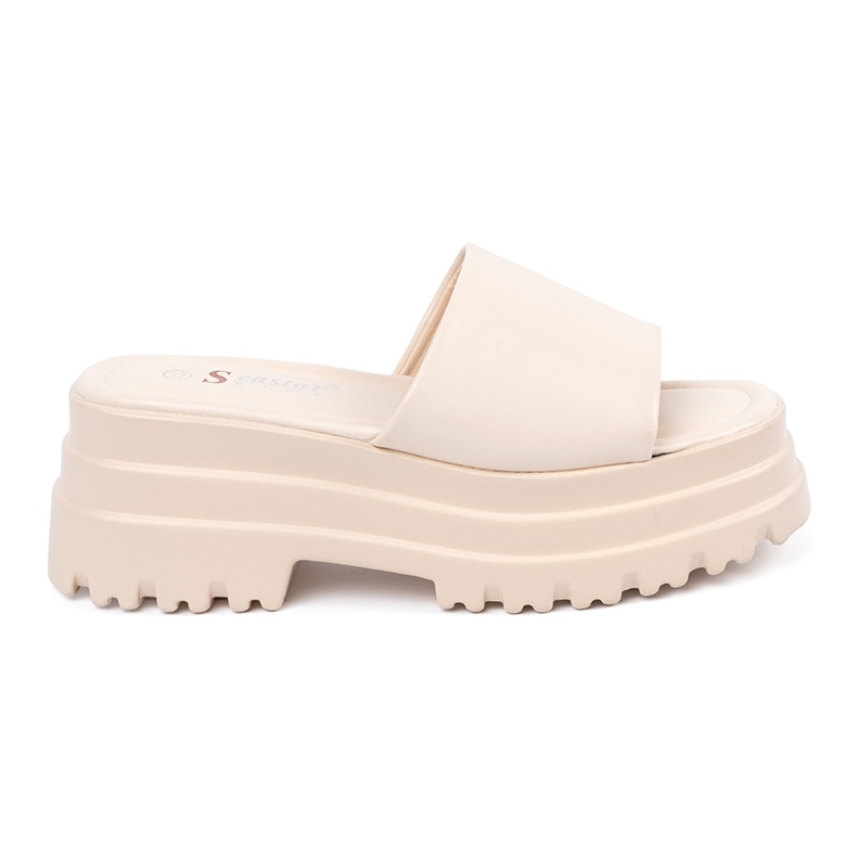 Seastar Zapatillas en la plataforma beige ligera