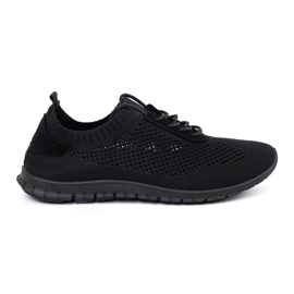 Black Openwork Sports Sports Sports negro