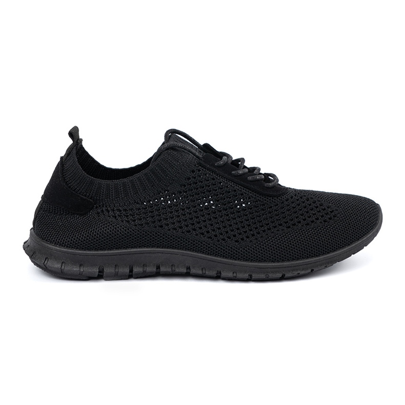 Black Openwork Sports Sports Sports negro