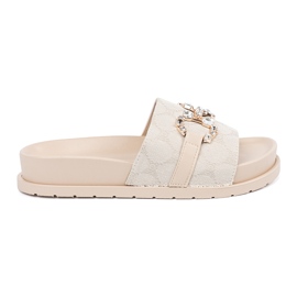 Seastar Flip beige ligero -flops con decoración