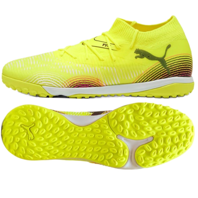 Puma Future 8 Match TT 108370-03 Zapatos de fútbol amarillo