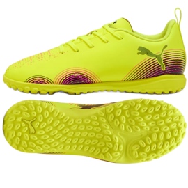 Puma Future 8 Juega TT 108396-03 Zapatos de fútbol amarillo