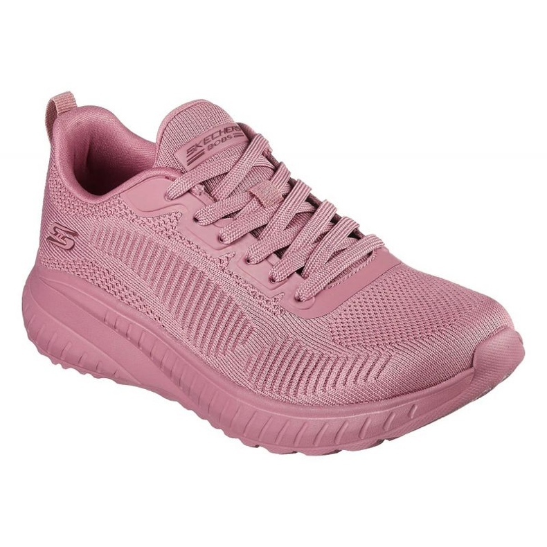Skechers Bobs Squad Chaos-Face Off 117209-Ras Shoes rosado