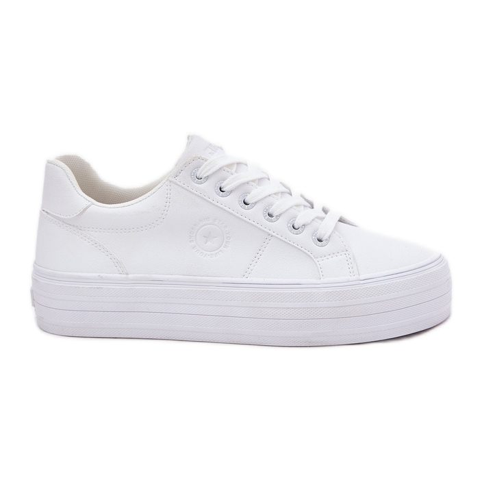 Eco Leather Women's Sneakers on the Big Star RR274298 White Platform blanco Eco Leather Women's Sneakers on the Big Star RR274298 White Platform blanco