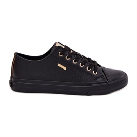 Zapatillas de deporte femenino con eco cuero big star rr274749 negro