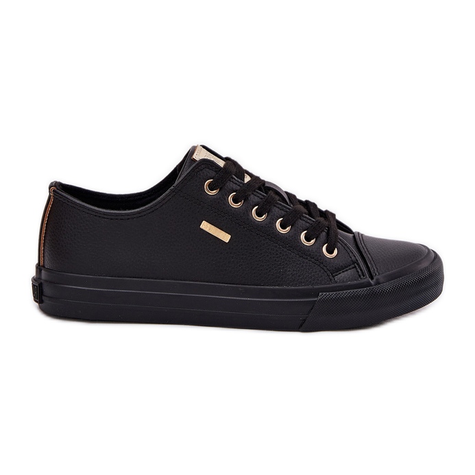 Zapatillas de deporte femenino con eco cuero big star rr274749 negro Zapatillas de deporte femenino con eco cuero big star rr274749 negro
