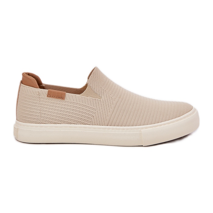Slip-on Big Star femenino RR274721 zapatillas beige