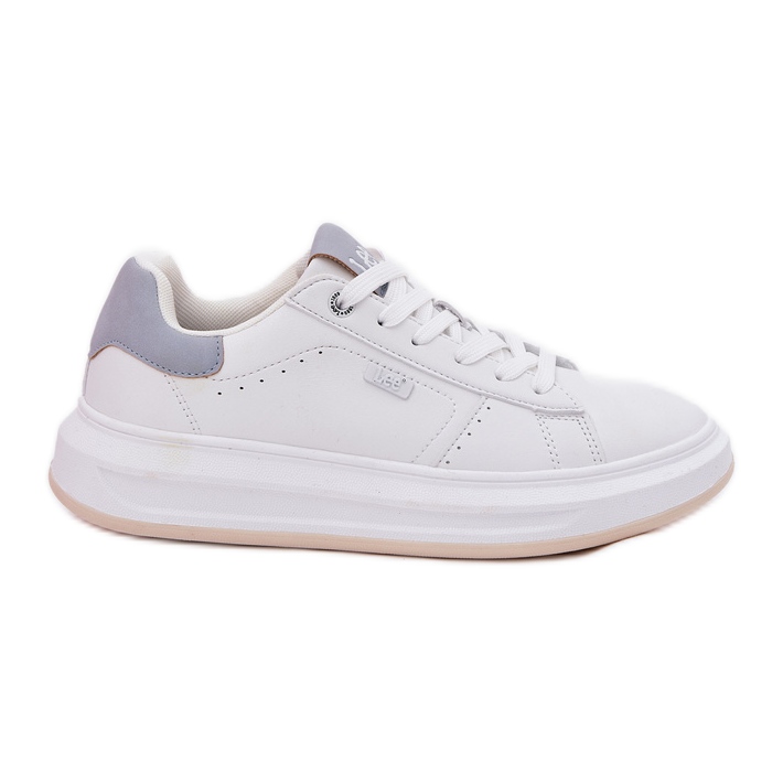 Zapatillas para mujeres en la plataforma Lee Naomi Women Low 50251012.06k White blanco