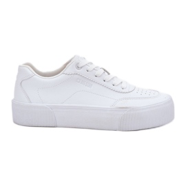 Zapatillas de cuero con bajo Eco Big Star RR274303 White blanco