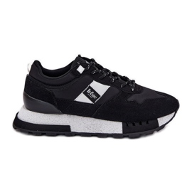 Zapatillas para hombres en la plataforma Lee Cooper LCJ-25-03-3378M negro