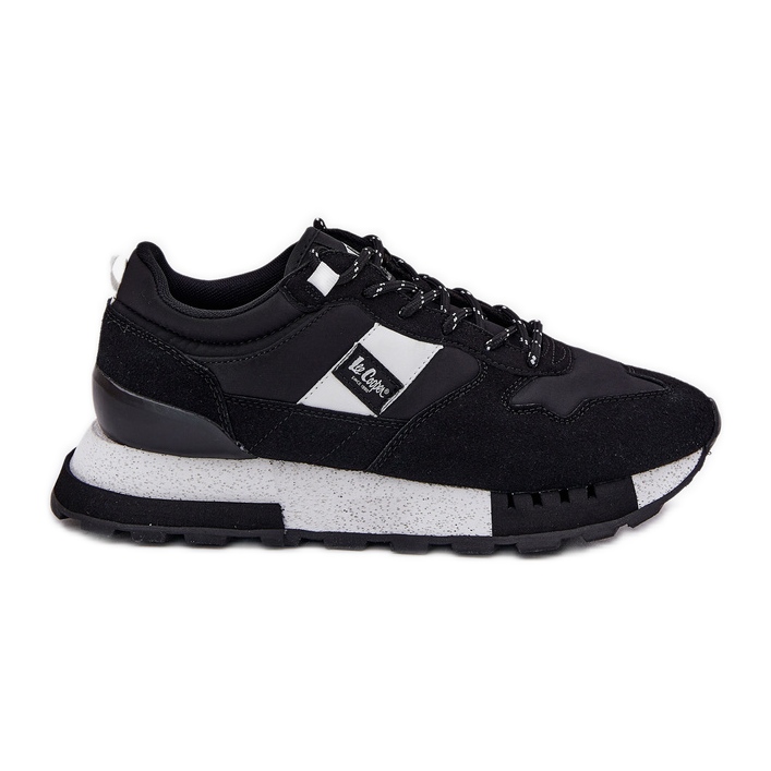 Zapatillas para hombres en la plataforma Lee Cooper LCJ-25-03-3378M negro